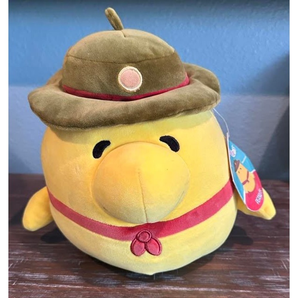 Peanuts Woodstock Beagle Scout Plush Toy Yellow Brown Red Hat New With Tags